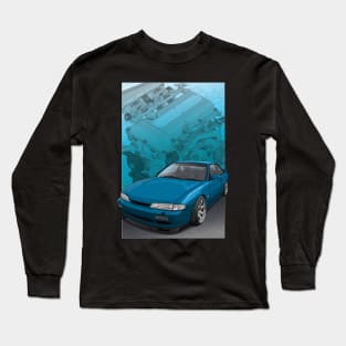 S14 zenki with SR20 background. Long Sleeve T-Shirt